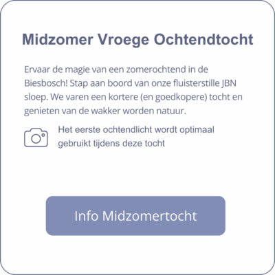 Vaar mee met JBN op een Midzomer Vroege Ochtendtocht